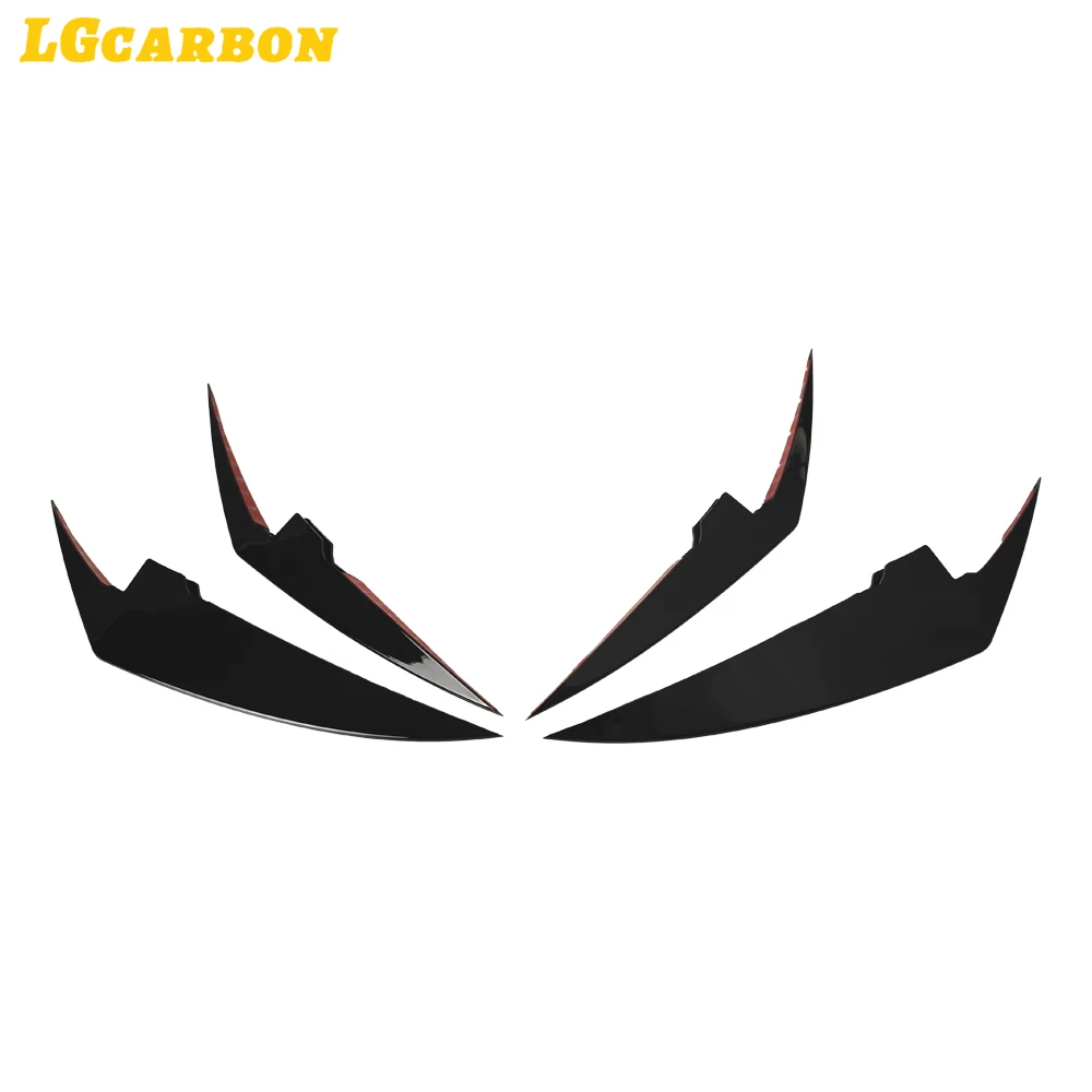 LGcarbon пластиковый сплиттер флага переднего бампера для BMW 3 серии G20 G21 LCI M Sport 2023 +