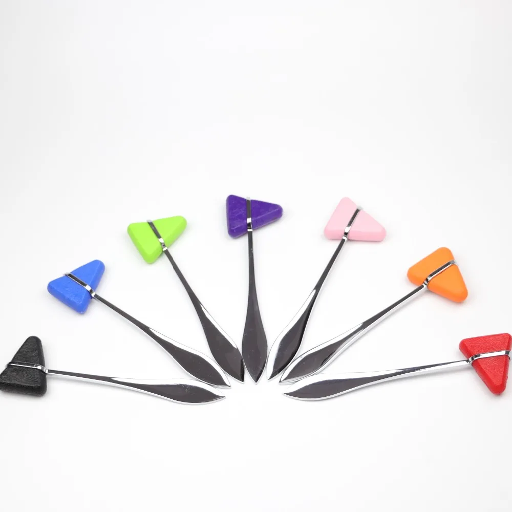

1pc Medical Triangle Taylor Percussor Percussion Neurological Hammer Percussor Diagnostic Reflex Hammer 18cm x 5cm