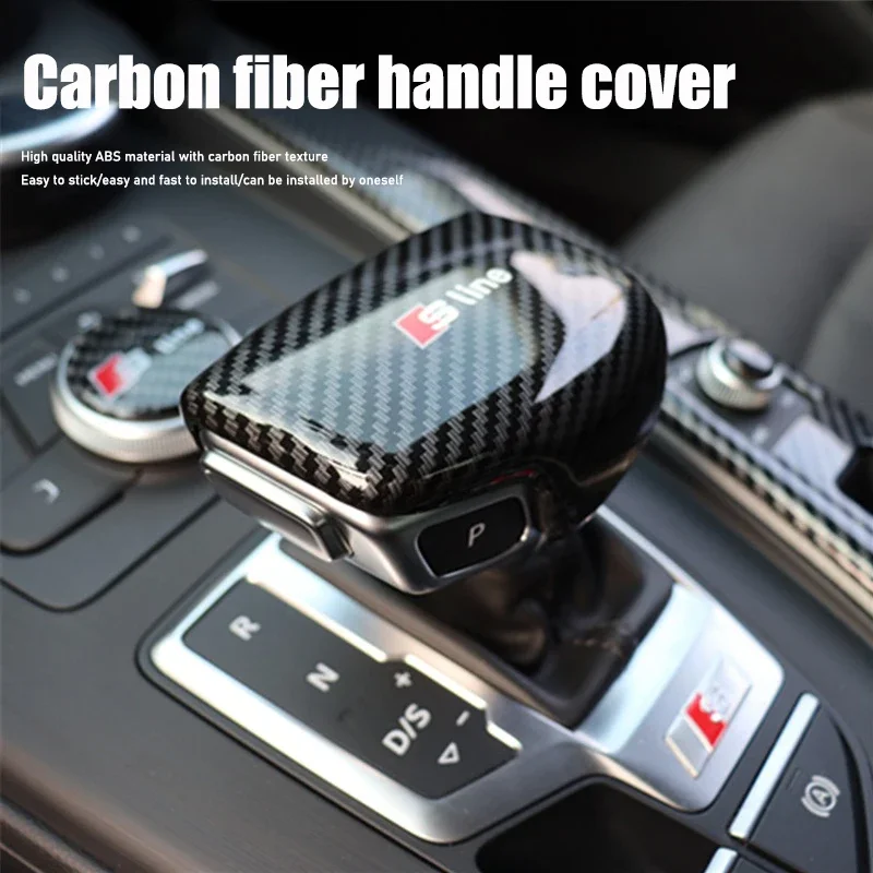 Крышка ручки автомобиля модификация головки переключения для Audi Sline A3 A1 A4 B8 B7 A6 C7 A5