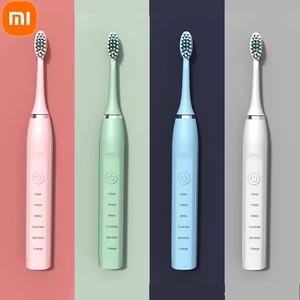 Imported Xiaomi Powerful Ultrasonic Sonic Electric Toothbrush USB Charge Rechargeable Tooth Brush Washable El