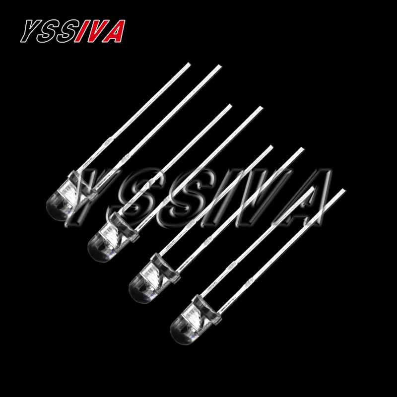 50 шт. F3 3 мм вспышка красный зеленый двухцветный светоизлучающий диод