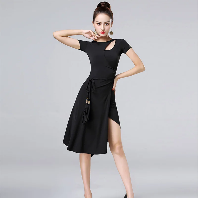 

2021 Latin Dance Dress Women Competition Latin Dance Costumes Clothes Ballroom Tango Cha Cha Woman Practice Danse Dancing Skirt