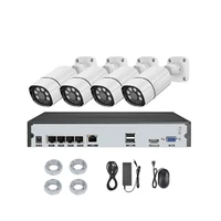 jxj with 5mp security system 4ch video surveillance kit ip66 waterproof ip poe nvr set japan 2mp cctv wired camera dvr