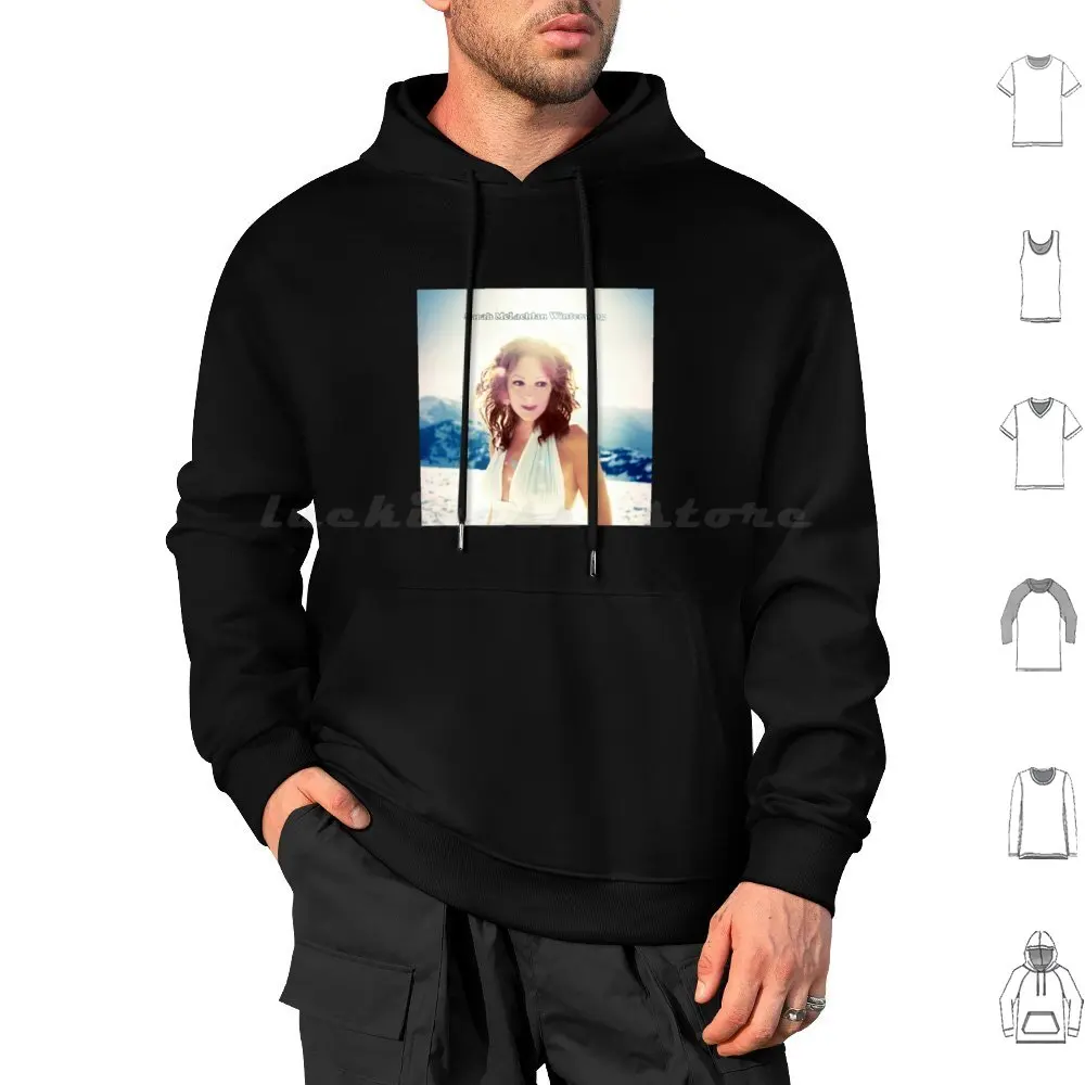 Толстовка с капюшоном Сара Mclachlan Wintersong хлопковая длинным рукавом