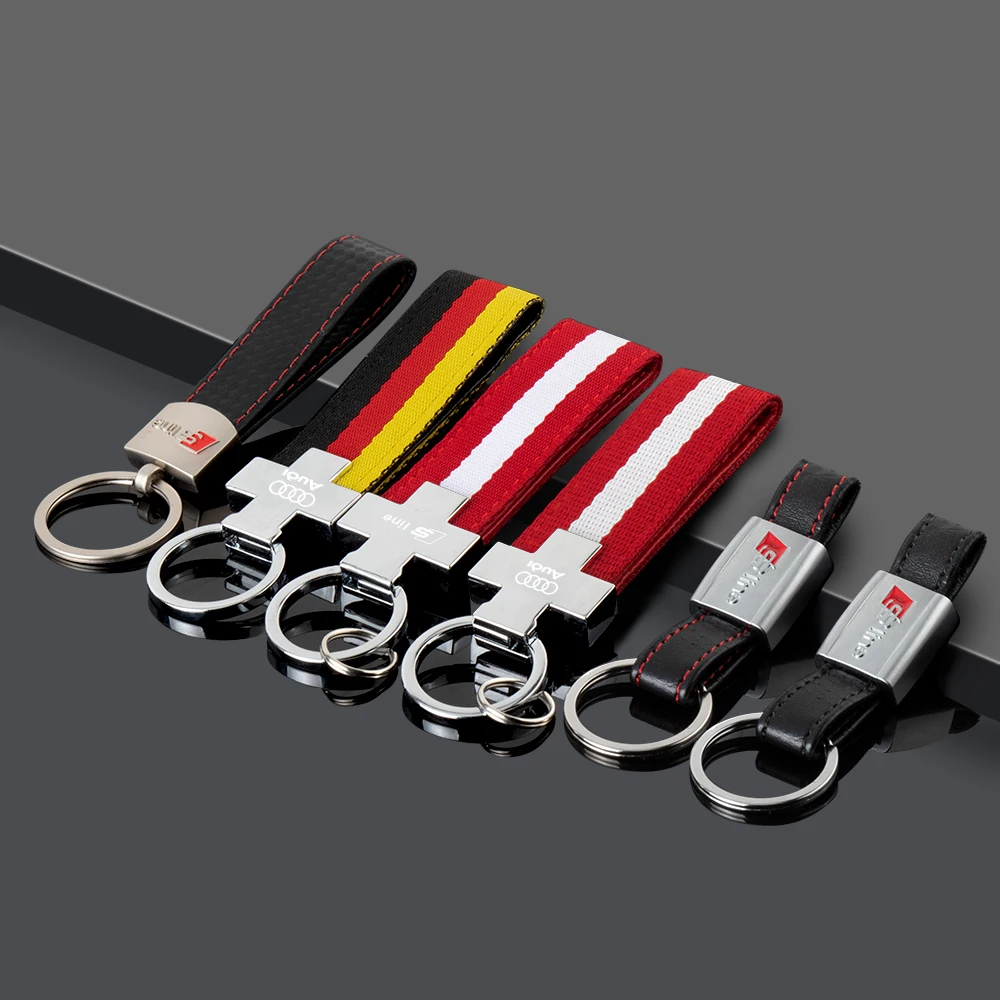 3D металлический автомобильный Стайлинг брелок для ключей эмблема Audi S SLINE A1 A3 8P A4 B5