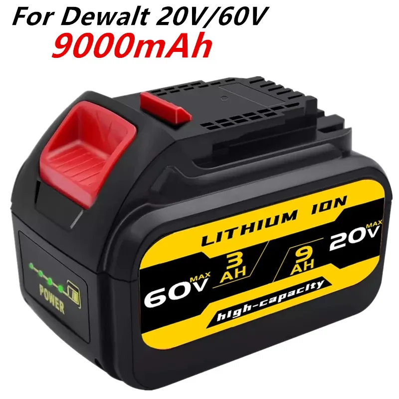2022 9.0Ah 20В/60В Макс. DCB606 Замена Dewalt Flexvolt. Аккумуляторная батарея для