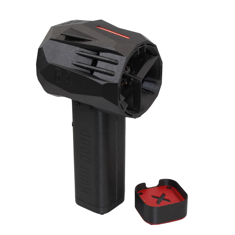 

Mini X64 PRO Violent Blower Ручной турбореактивный вентилятор Бесщеточный двигатель Высокомощный канальный вентилятор Турбовентилятор Тяга 1500G Скорость ветра 350 км/ч