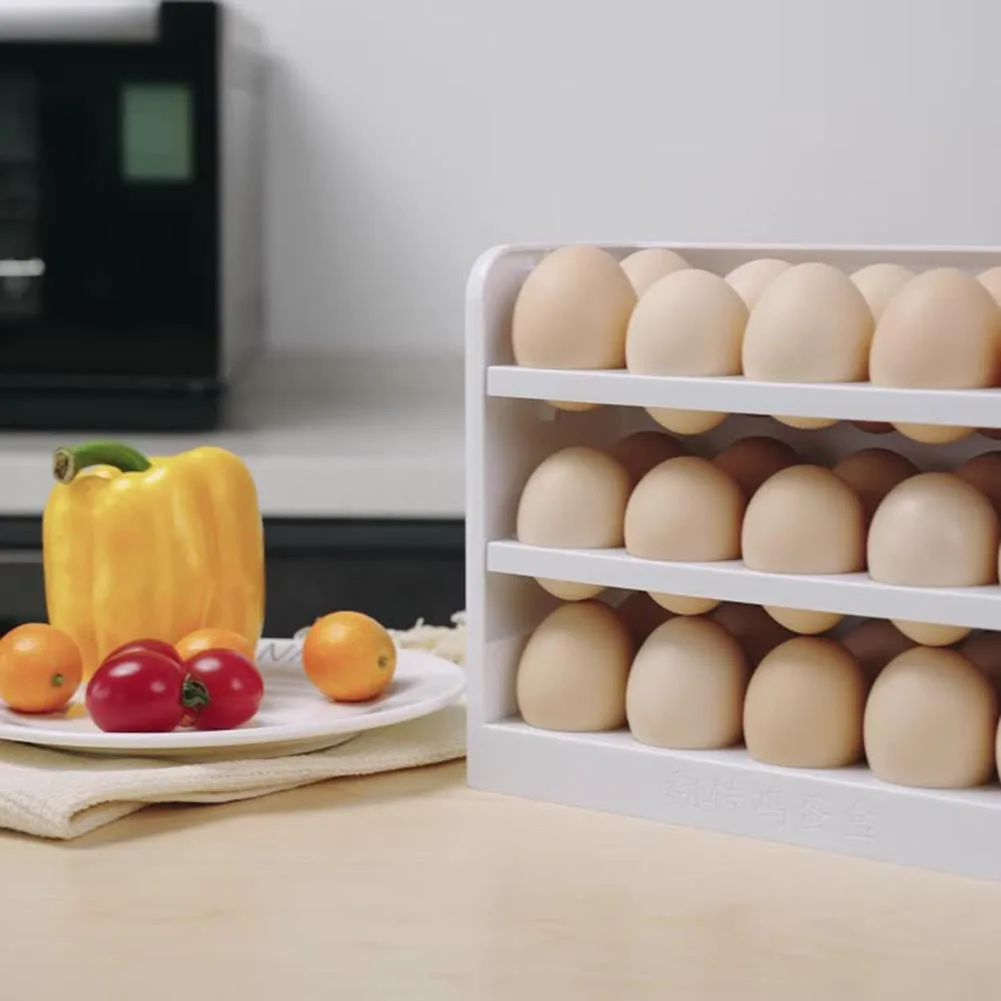 Кухонные аксессуары коробка для хранения яиц органический Органайзер