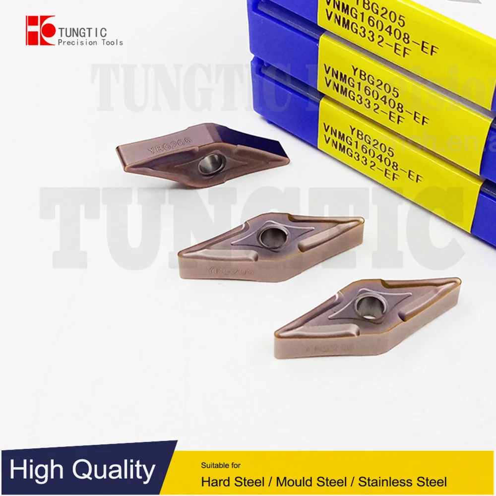 

TUNGTIC VNMG160408-EF VNMG 160408-EF Turning Inserts Carbide Cutter For Cast Iron