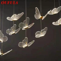 oufula modern landscape atmosphere lamps indoor butterfly for home wedding decoration led string light