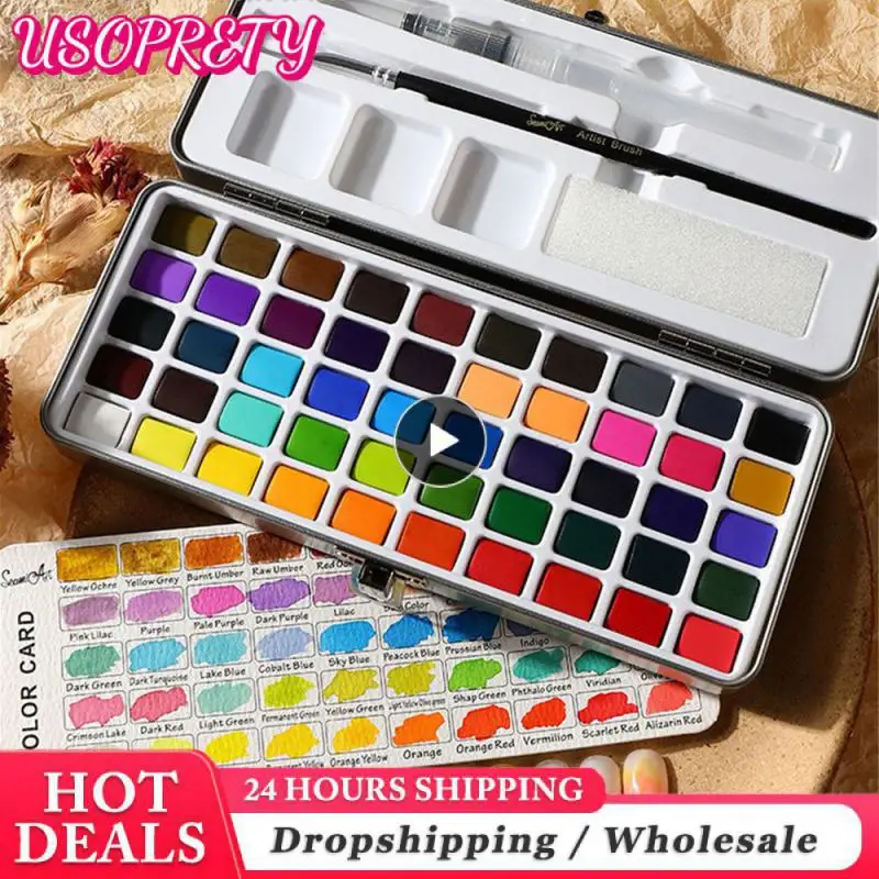 

50 Colors Durable Special Paint For Nail Art For Nail Art Watercolor Paints Does Not Hurt Nails Portable Watercolor Paint
