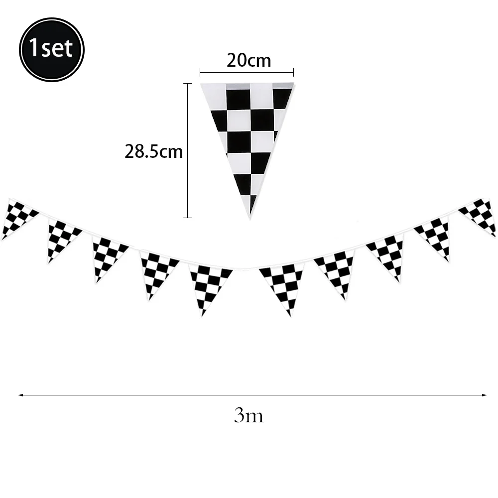 

Черно-белый клетчатый флаг F1 для детей