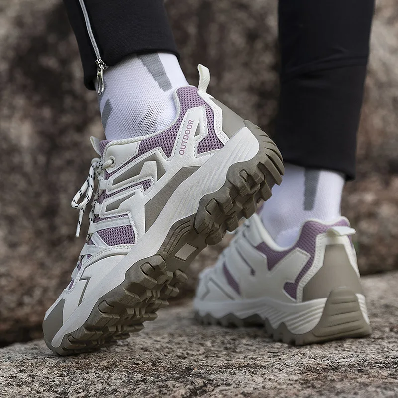 Мужские и женские треккинговые ботинки со шнуровкой