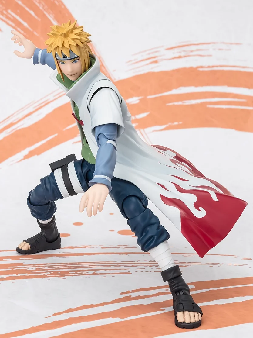 Оригинальный Bandai S.H.Figuarts Naruto Shippuden Namikaze Minato NARUTOP99 аниме фигурку игрушки модель из