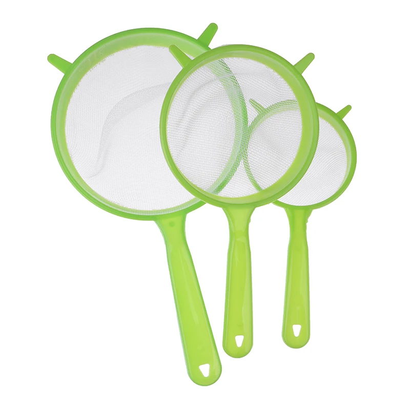 3 шт./набор сетчатый пластиковый дуршлаг с ручкой