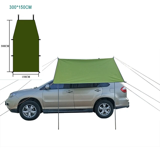 Hot Car Shelter Shade Camping Side Car 
