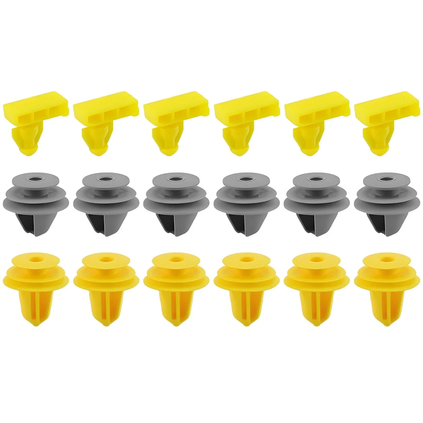 

18 шт., зажимы для отделки передней колесной арки, внешний зажим для раструба, аксессуары 84953JA00A для Nissan Qashqai J11 2014-2021