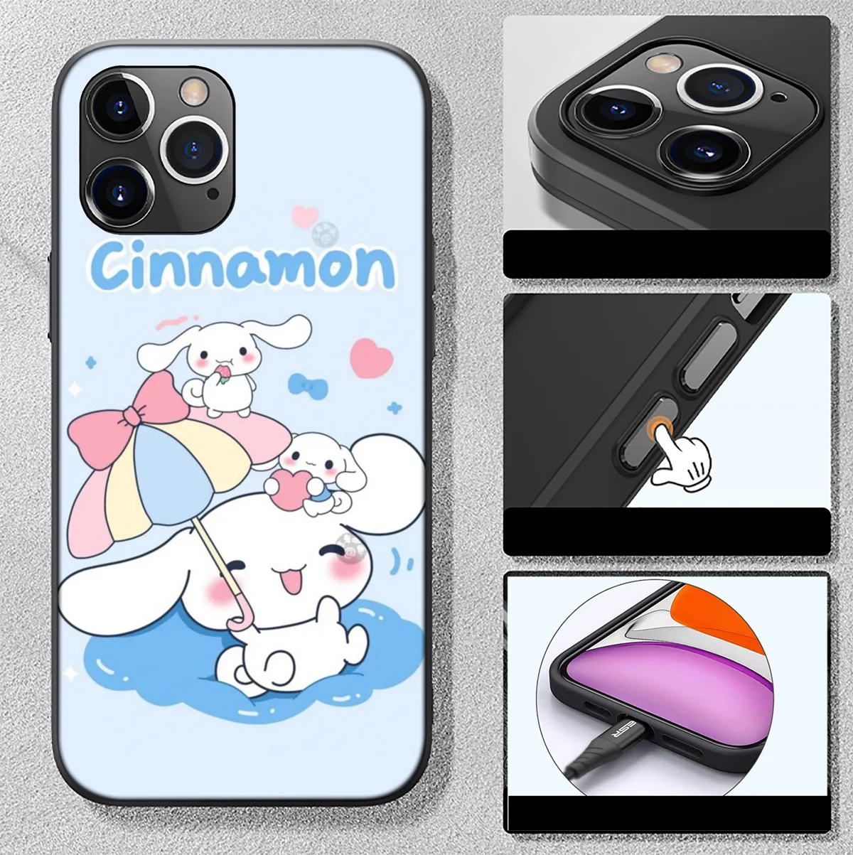 SO43 Cinnamoroll Sanrio art Case for Samsung Galaxy A41 A42 A71 A72 A73 J2 J4 J5 J6 J7 J8 A6 A7 A8 A9 Plus 2018 Prime Pro Core