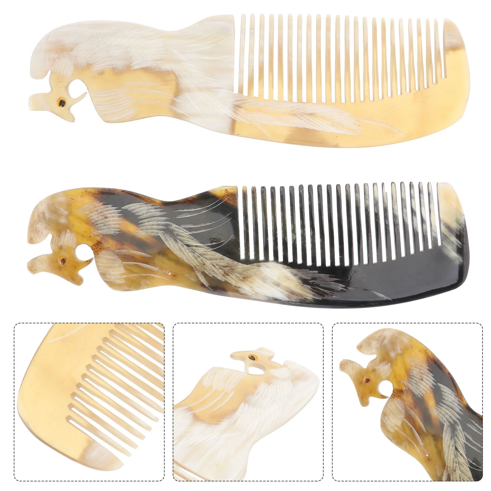 

Comb Hairbrush Widehorn Woodendetangling Static Anti Pocket Scrapingportable Head Tu Spa Omb Natural Scalp Beard Sheep