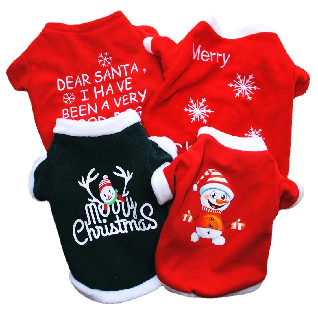 

Christmas Coral Fleece Dog Sweater Autumn Winter Warm Pet Clothes for Small Dogs Puppy Clothes for Chihuahua Pet Supplies
