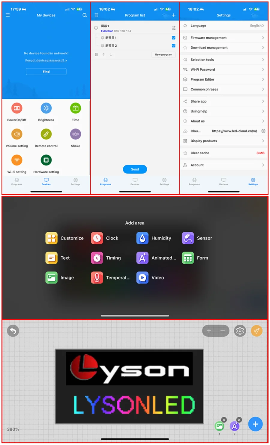 Дешевая цена Huidu HD-C16L HD-C16C WIFI асинхронная внутренняя и наружная светодиодная