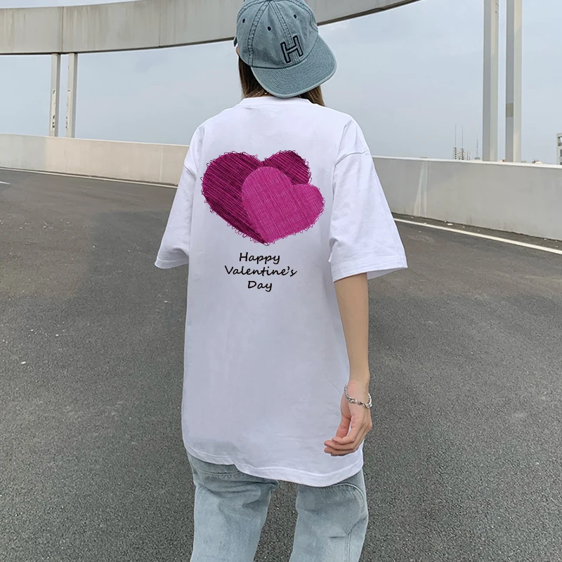 

Large Size American Hiphop Street 2023 Fashion Brand Short Sleeve T-shirt Women Summer Ins Cool Loose High Street Tops Clothing