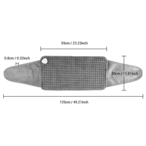 Электрическая грелка, терапия, грелка для живота, пояс, моющийся, регулируемая температура, ЖК-контроллер на зиму