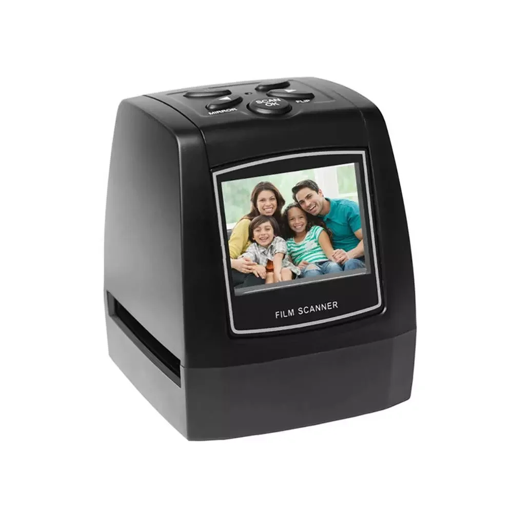 

35mm 135mm Negative Film Scanner ProtableSlide Film Converter Photo Digital Image Viewer 2.4" LCD Build-in Editing Softwar