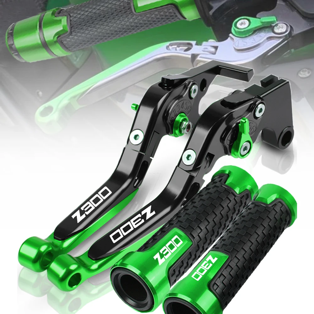 

Наконечник ручки для мотоцикла KAWASAKI Z300 2019 18 17 16 15 14 Регулируемые тормозные выдвижные рычаги сцепления Z 300 2008-2021 2020
