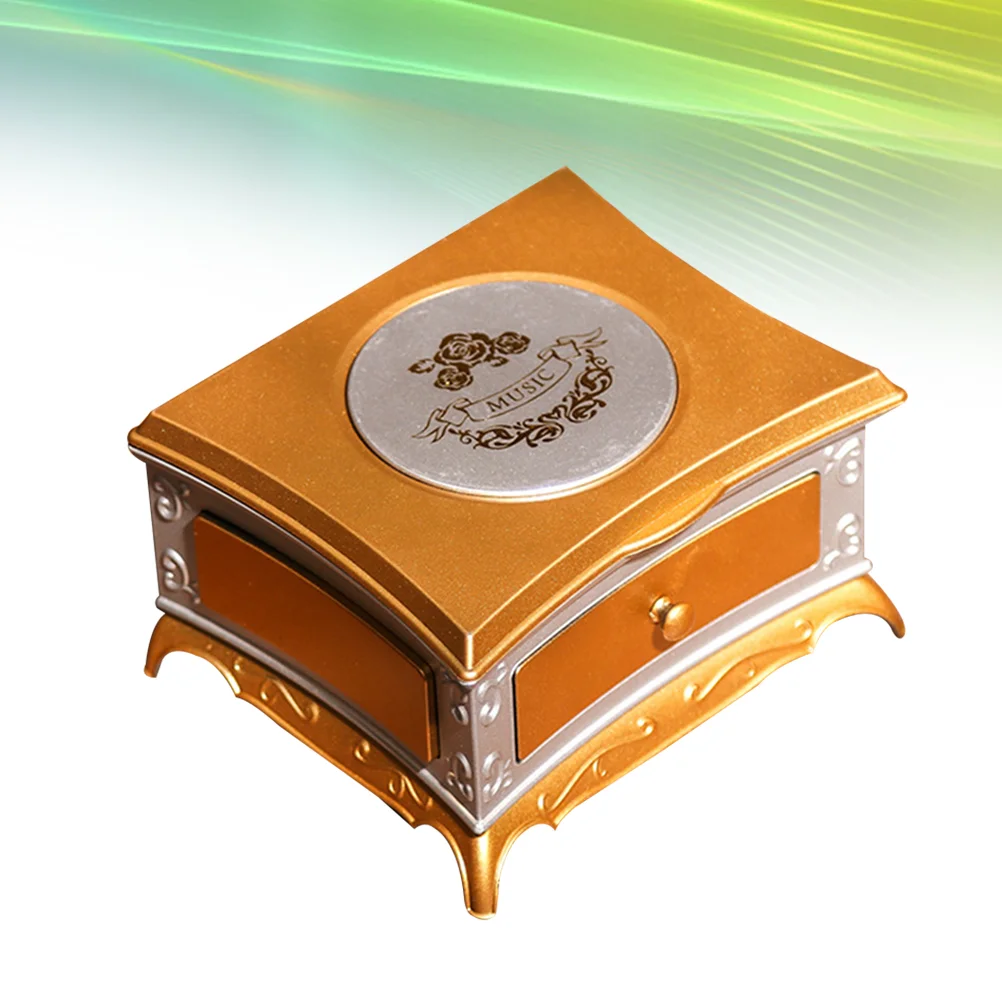 

1PC Miniature Desktop Exquisite Creative Musical Casket for Girls Anniversary Gift
