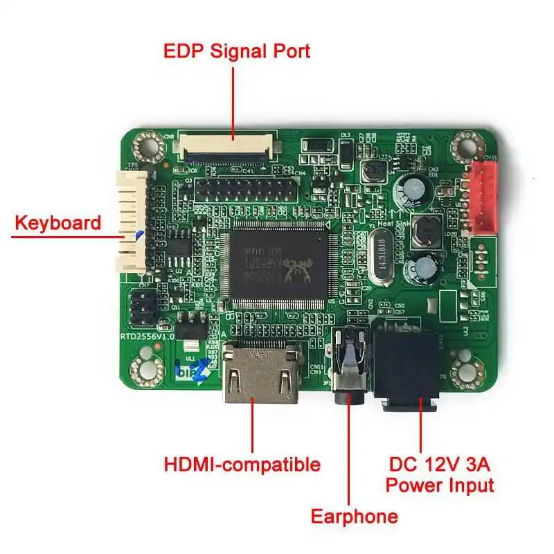 Плата контроллера панели ЖК-монитора LM156LF1L01/2/3/4/6/7/8/9, 15,6 дюйма, 30 контактов EDP, комплект «сделай сам», 1920*1080, совместимый с HDMI ноутбук