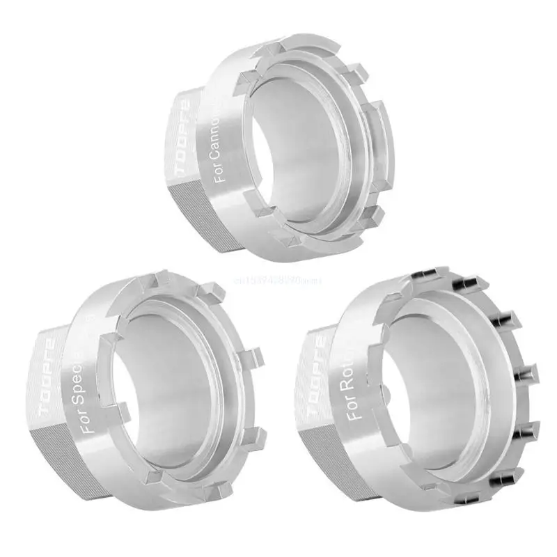 

4/8/12-Notch Cartridges Bottom Bracket Chainring Lockring Tool High Carbon Steel Bottom Bracket Tool for Mountain Bike