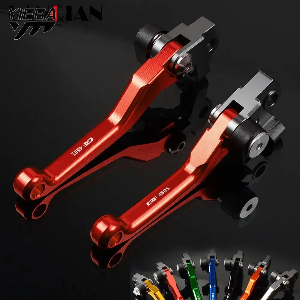 

For Honda CRF450X Dirt Bike Pivot Lever Motocross Brake Clutch Lever CRF 450X 2005-2016 2010 2011 2012 2013 2014 2015 CNC Parts