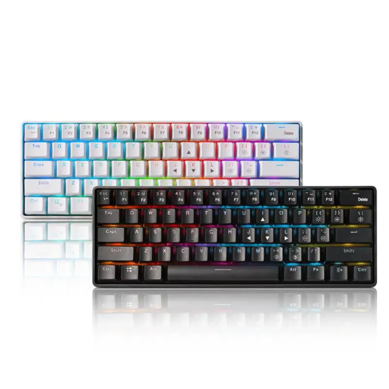 

Клавиатура игровая Проводная с Rgb-подсветкой, 61 клавиша