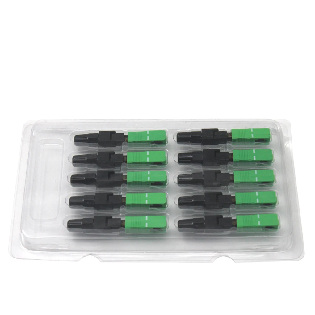 

10 Pieces Home SC Fiber Optic Connector Network Connectors Repair