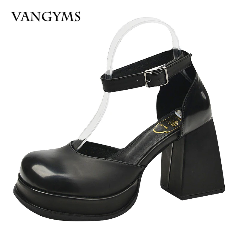 

Женские кожаные туфли на толстом каблуке, с закрытым носком, мягкая подошва, высокий каблук, 2022