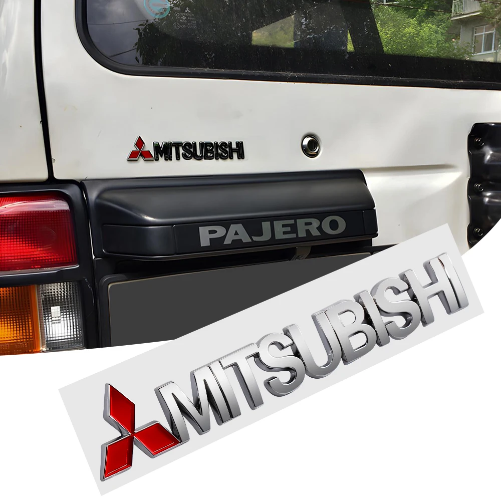 Наклейка с надписью на кузов автомобиля значок багажник наклейка для Mitsubishi Ralliart