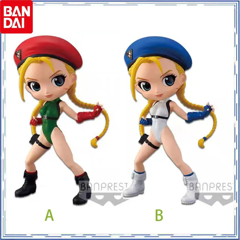 

Bandai Genuine Fighting Games Q-version Street Fighter II Cool Girl Cammy White Killer Bee Ver.A /B Static State Action Figure