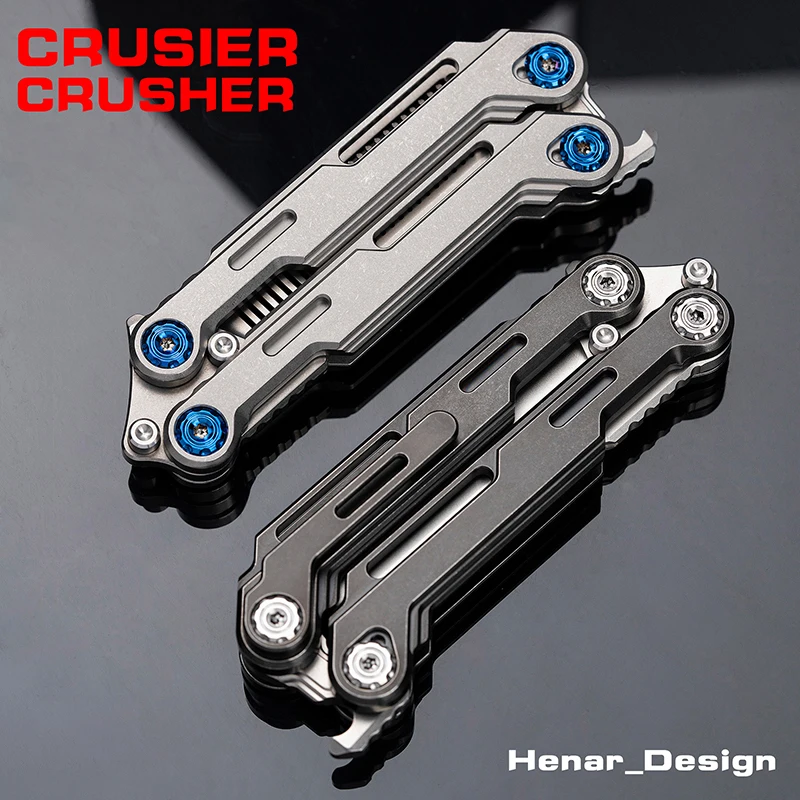 Титановый сплав EDC игрушка тренировка художника бросающая расческа без края |