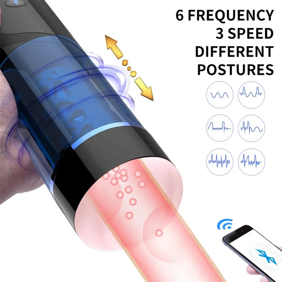 Bluetooth-пульт дистанционного управления мужской мастурбатор автоматическое