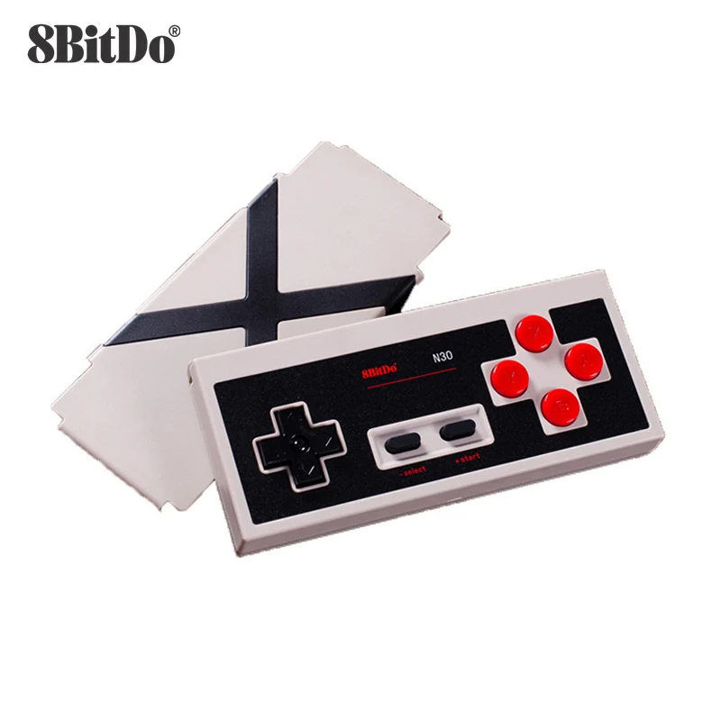 

8Bitdo N30 Black Wireless Controller Bluetooth Gamepad for Nintendo Switch Android MacOS Steam Windows