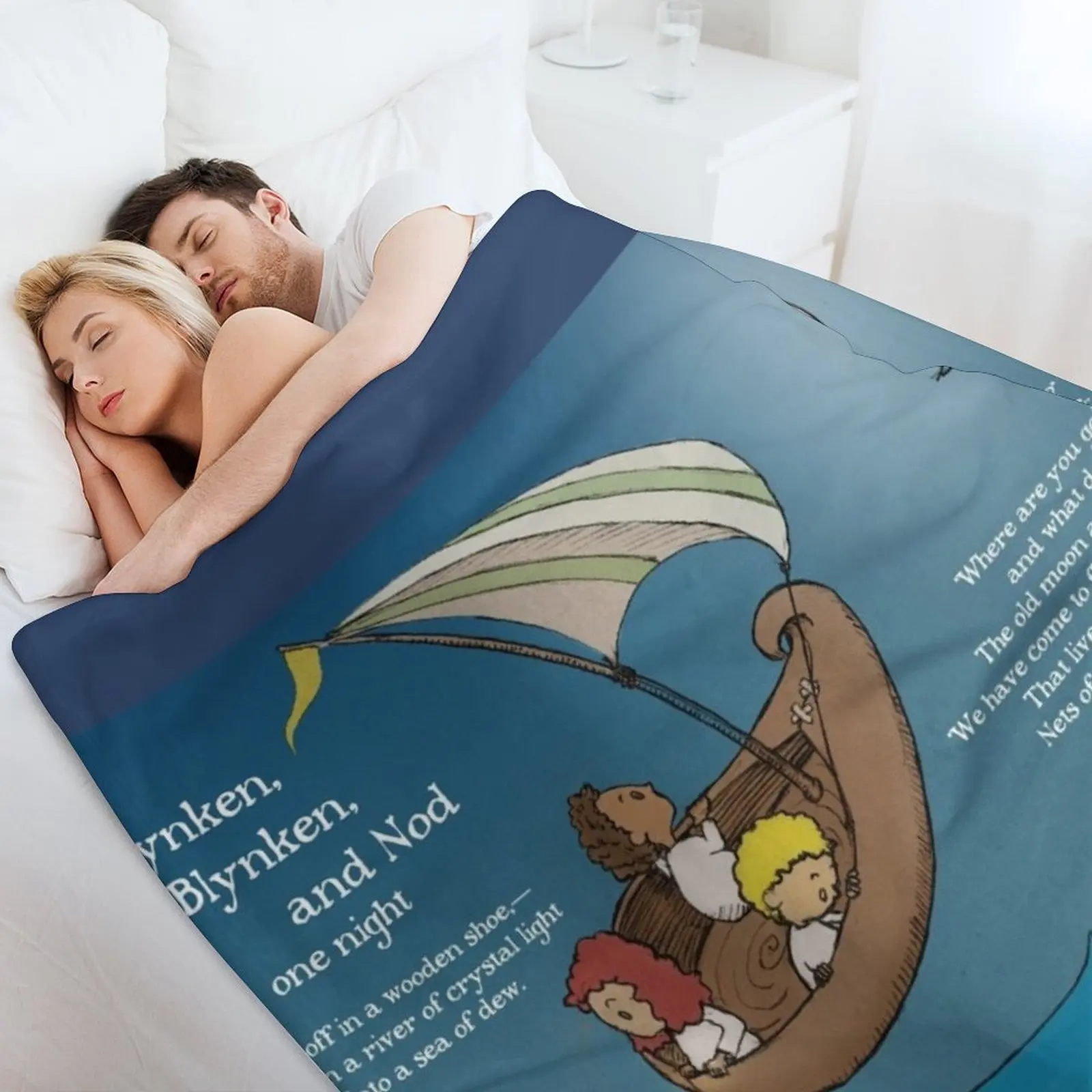 Одеяло Wynken Blynken и Nod Poem тяжелое одеяло для сна термобелье путешествий