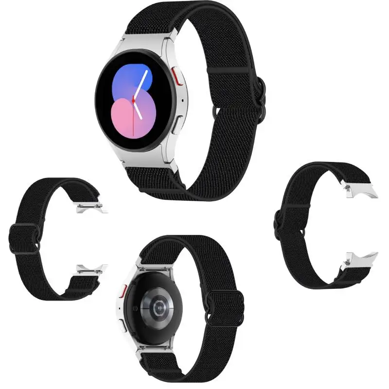 

Ремешок для Samsung Galaxy Watch 5 44 мм 40 мм, эластичный нейлоновый браслет для Galaxy Watch 4 4Classic 42 46 мм, 5 Pro