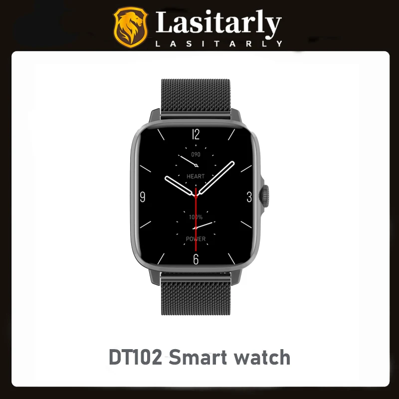 

Dt102 HD Bluetooth Calling Access Control NFC Two-Way Payment Multi-Function GPS Sports AI Voice Smart Watch Women Men Woman Man