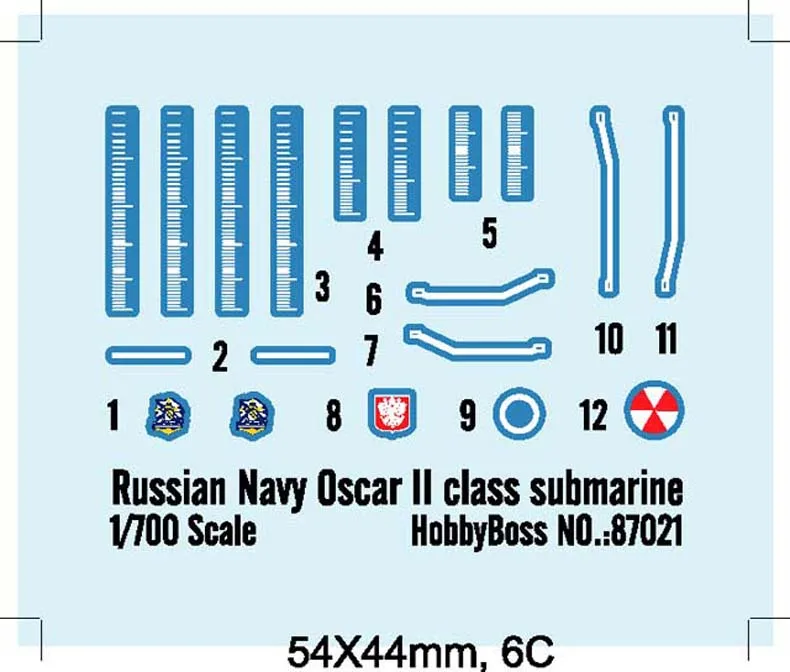 Модель Хобби Босс русский флот Оскар II Класс подводная лодка DIY Hobbyboss 1/700