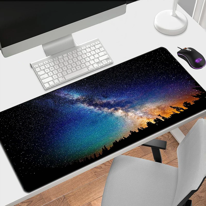 

Starry Sky Mousepad fantasy Mouse Pad Pc Gamer Accessories Desk Protector Keyboard Mat Xxl Large Gaming Extended Mice Keyboards