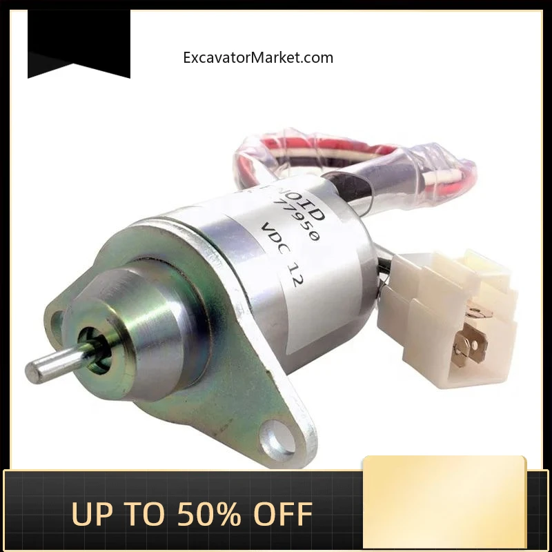 Для 119653-77950 стопорного электромагнитного клапана 12 В для двигателя Yanmar 1503es-12s5suc5s