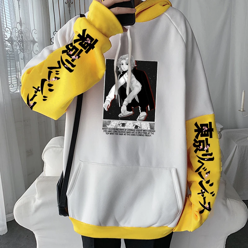 

Модные мужские и женские толстовки с рисунком из аниме Токийский Мстители босс Сано манджиро толстовки с рисунком Харадзюку Зимние Повседн...