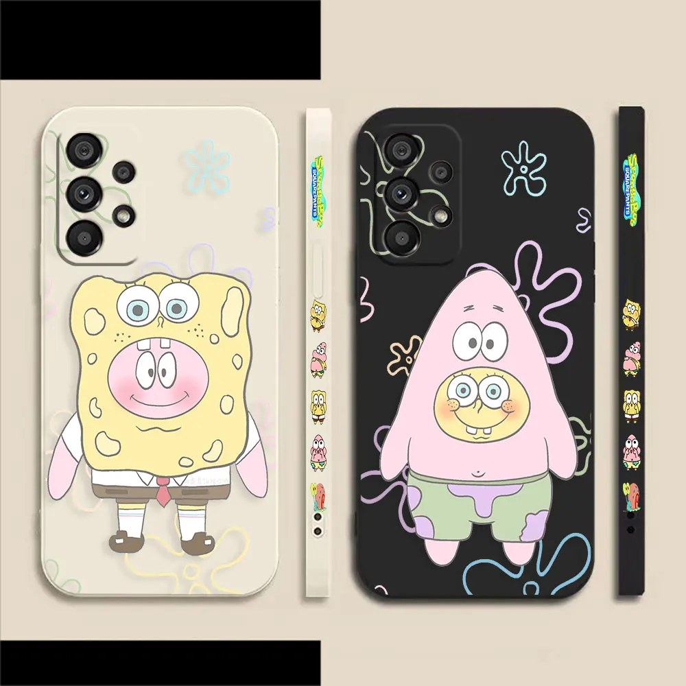 

Funny S-SpongeBob Patrick Star Anime Case For Samsung Galaxy A91 A14 A73 A72 A71 A53 A52 A51 A42 A33 A32 A23 A22 A13 A12 5G Case