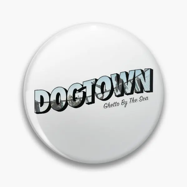 Dogtown гетто по морю Черная мягкая булавка для одежды металлическая Женская